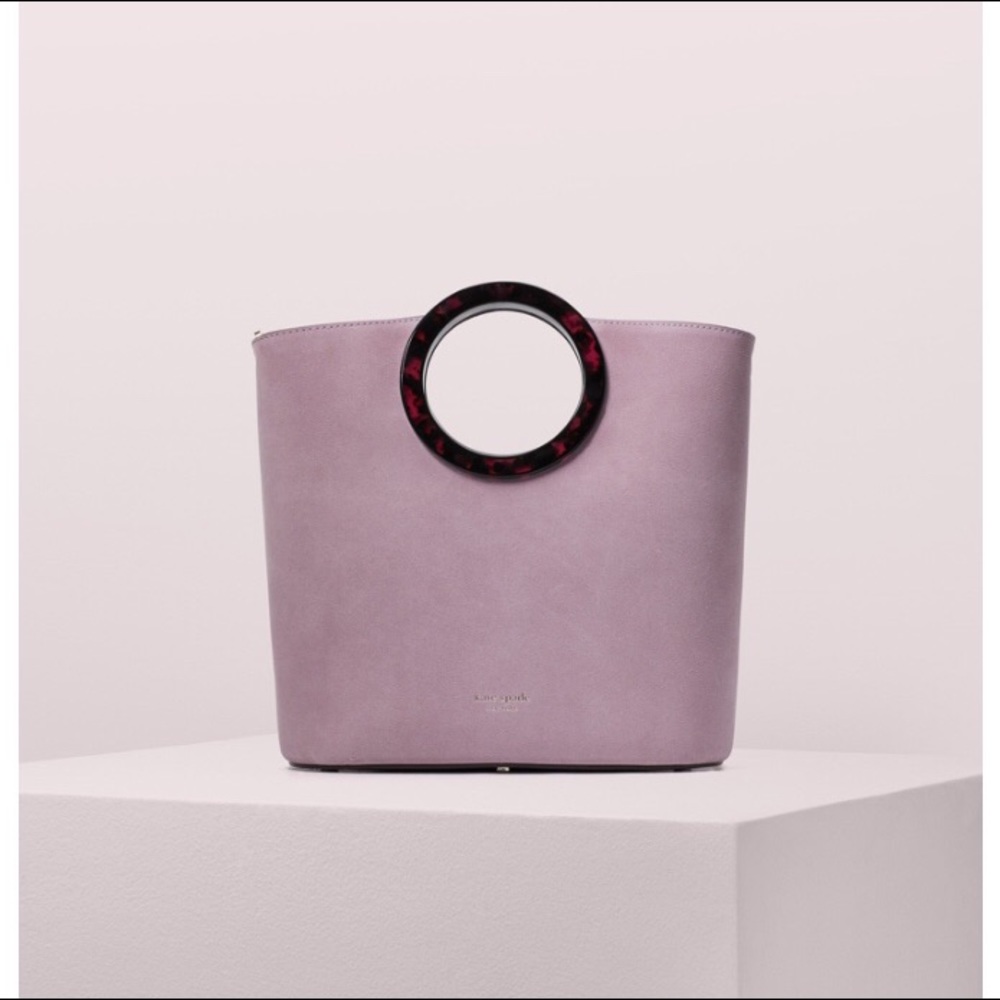 🌸 KSNY Betty Suede Medium Tote Orchid Purple 🌸